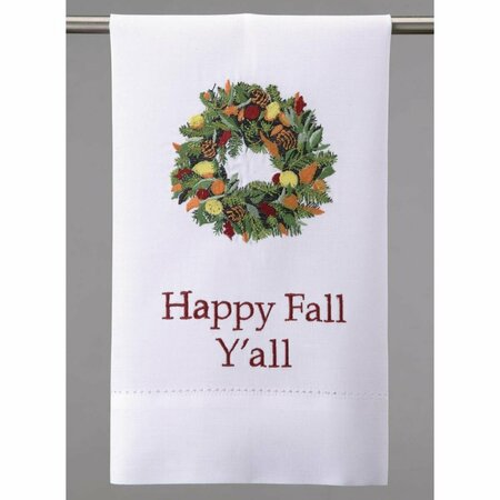TARIFA 14 x 22 in. Happy Fall Yall GT 1 Design Kitchen Towel, 8PK TA3691260